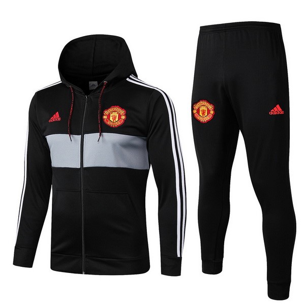 Chandal Del Manchester United 2019-2020 Negro Rojo Gris